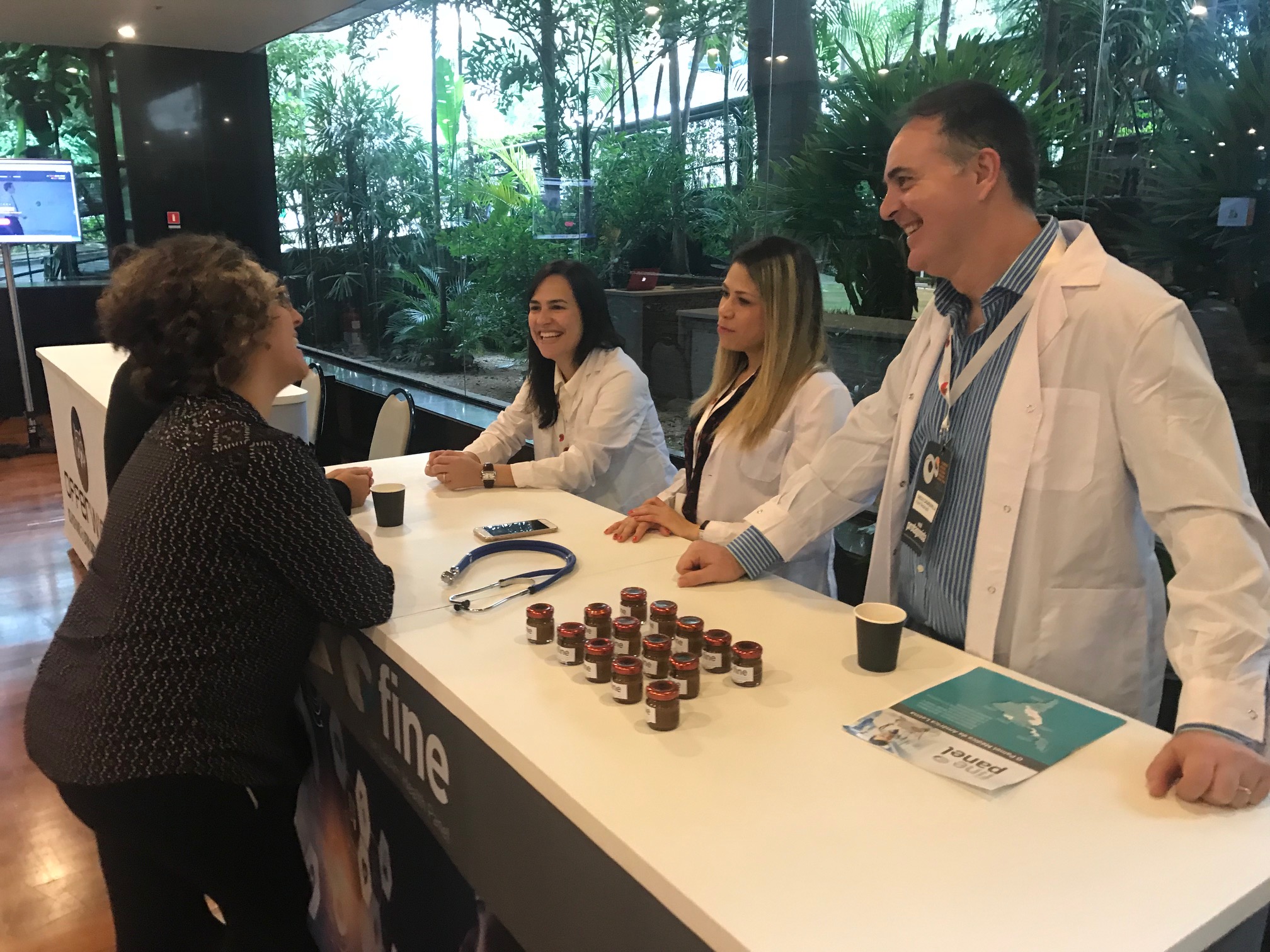 FINE exhibits at the 2018 ABEP Conference in São Paulo